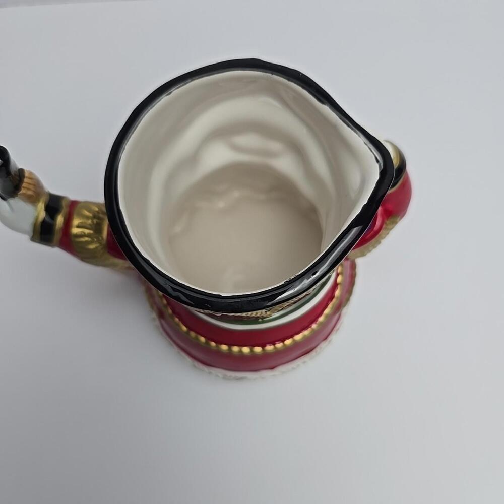 Vtg Christmas Snowman  Nutcracker  Pitcher Jug Tea Water Milk Hand Paintad 2005 - Picture 4 of 15